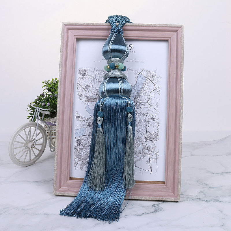New Style Fashion Design Curtain Tassel Tiebacks Colorful Magnetic Curtain Buttons