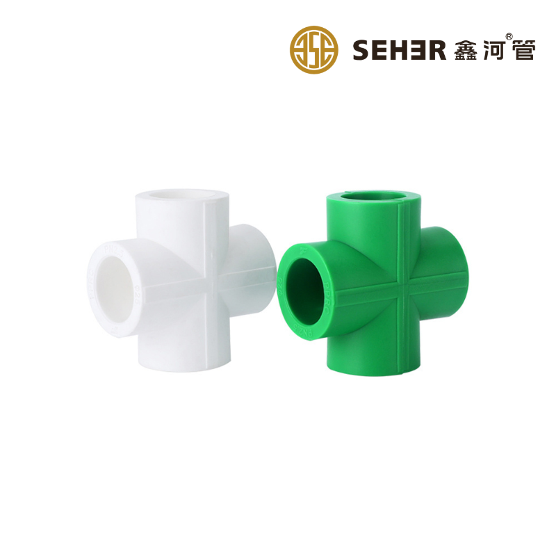 Reliable PPR Cross and Fittings with Import Material for DN32