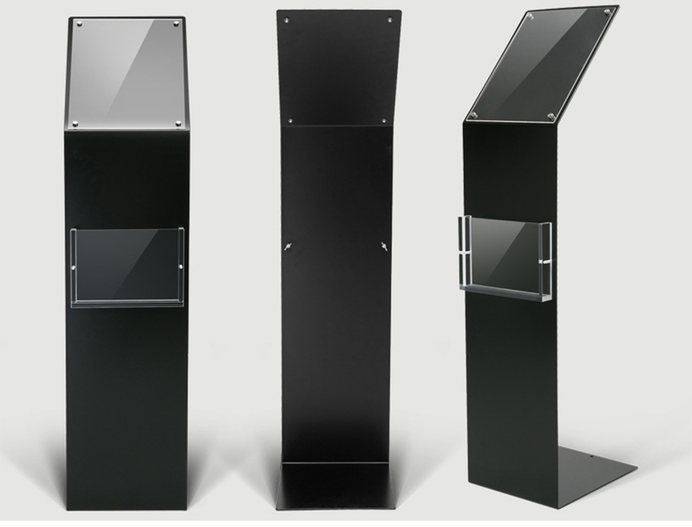 Металлический напольный стенд для автосалонов