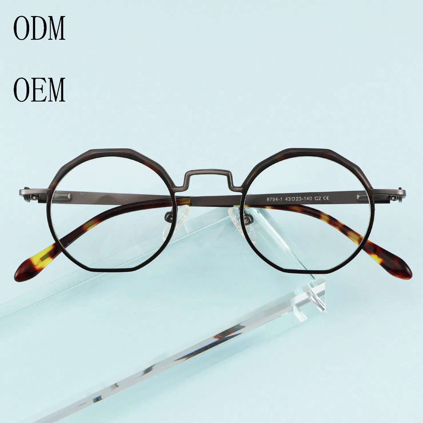 Factory Direct Eye Frame Optical Glasses Cute Vintage Stainless Full Frame Unisex Reading Optical Eyeglasses