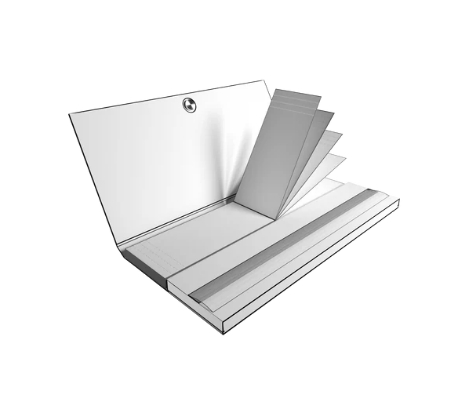 Unbleached Good Adhesive Organic Cigarette Tube Tipping Paper for Gift Idea