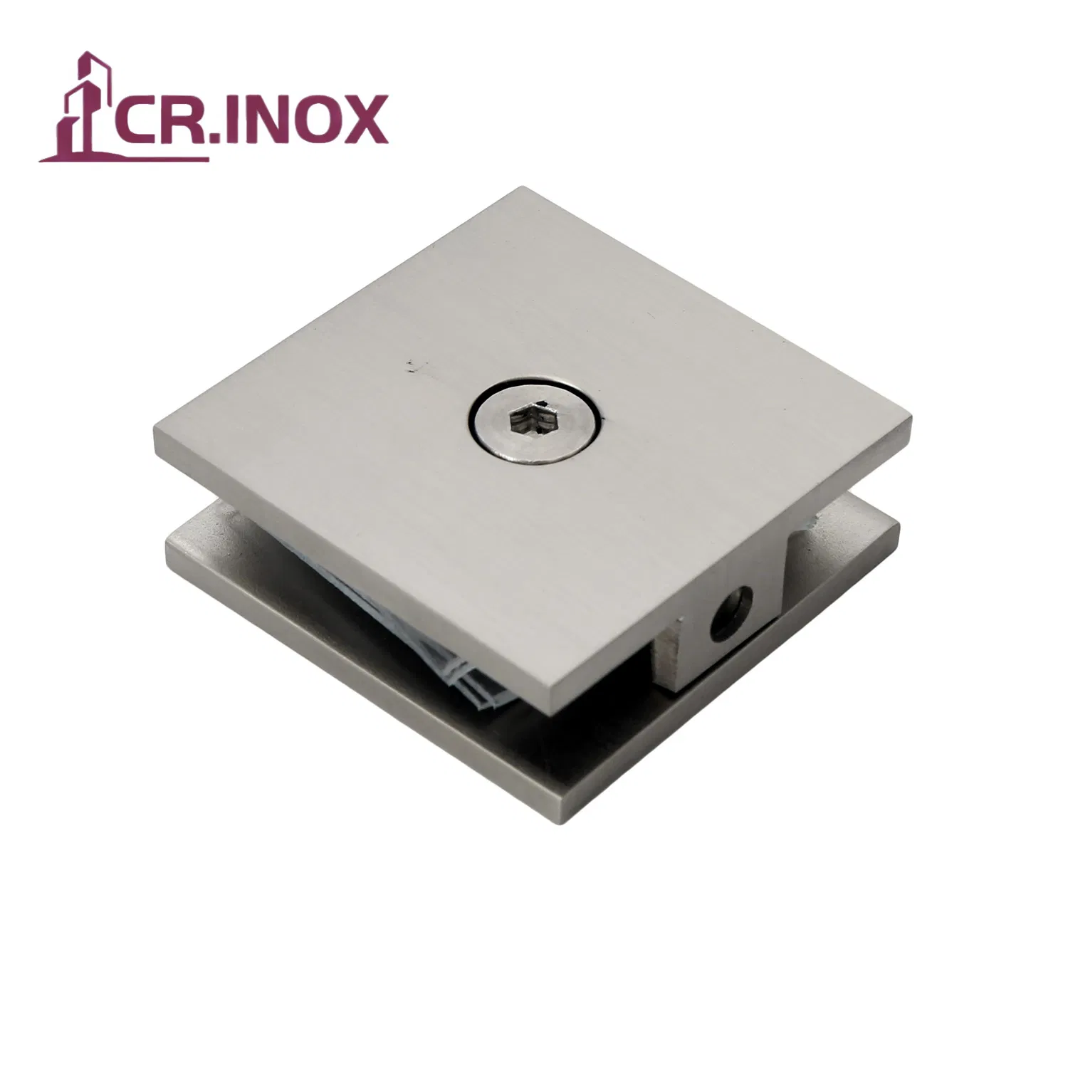 Brass Stainless Steel 304 316 High Quality Brushed Nickel 0 Degree Shower Door Clip Glass Bracket