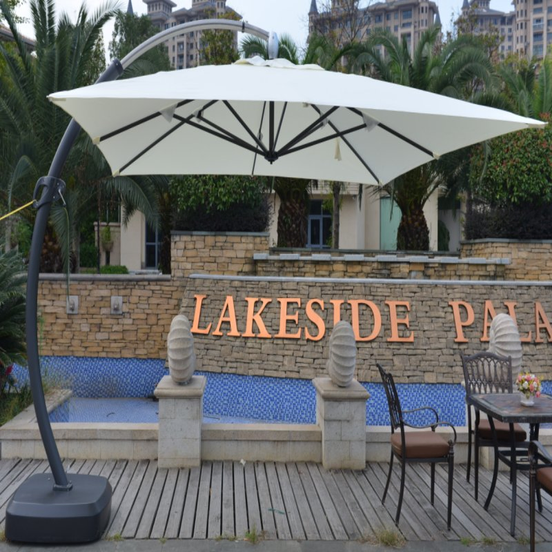 Fashionable Sea View Leisure Rainbow Waterproof Sunshade Pavilion