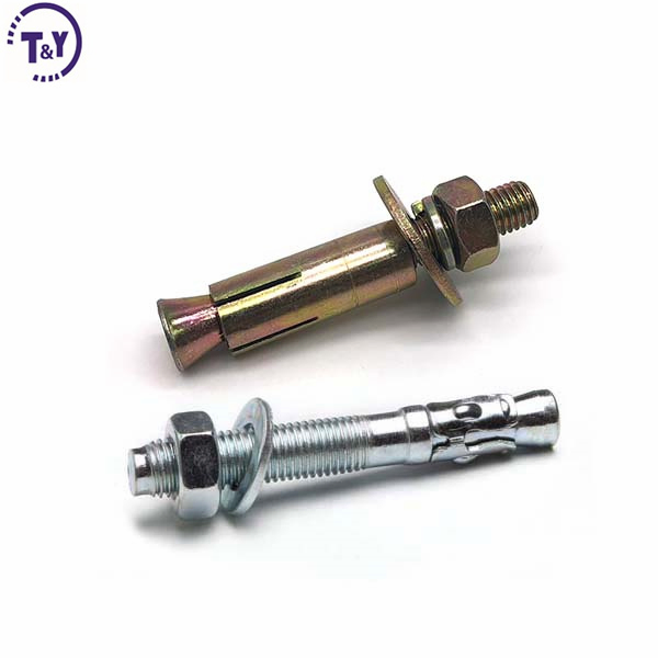 M20 M22 M24 16mm Diameter Galvanized Building Expansion Bolts Wedge Anchor for Concrete