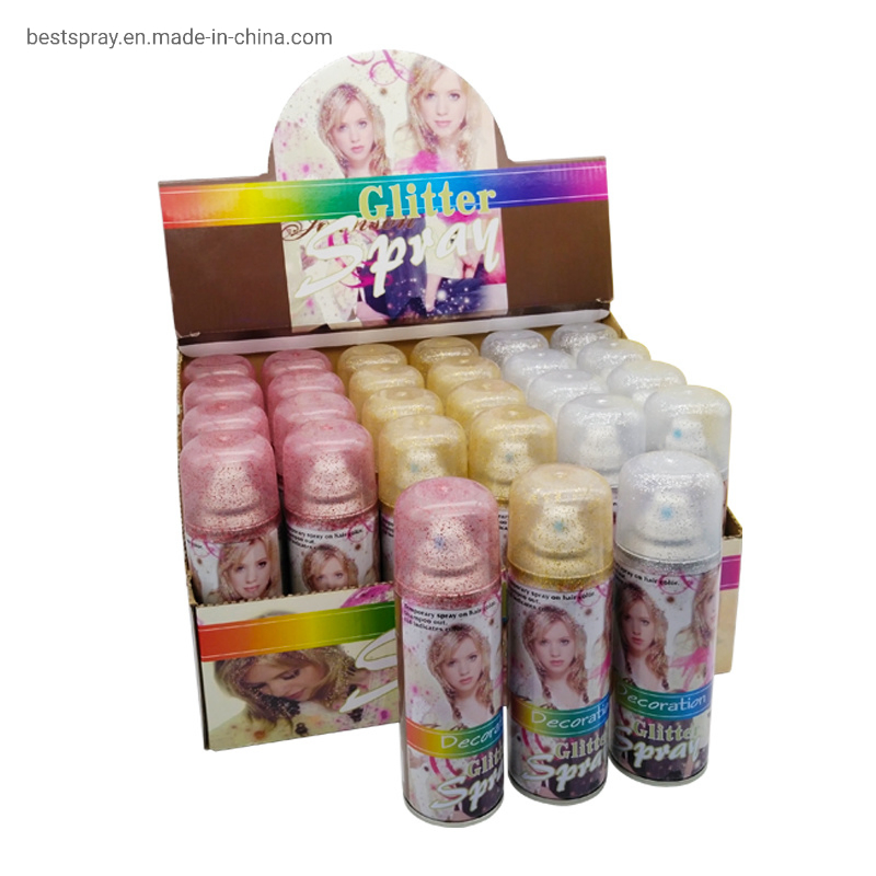 Hair Color Spray Hair and Body Glitter Dispenser Spray