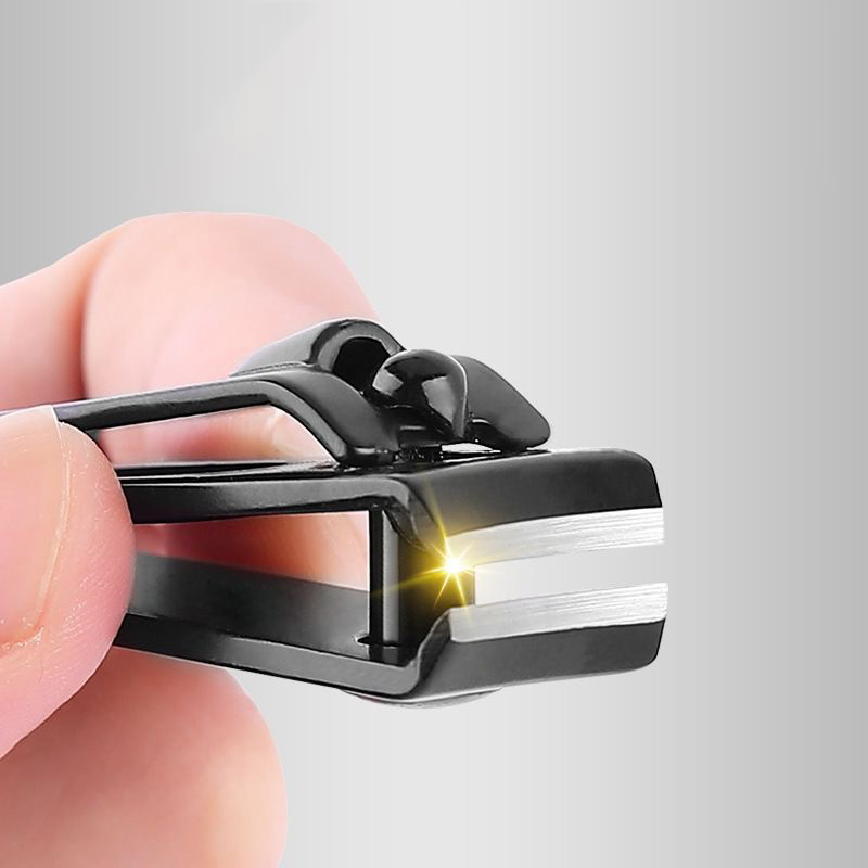 Professional Black Carbon Steel Nail Clipper Durable and Sharp for Home & Personal Use with Laser Logo Nail Cutter Manufacturer