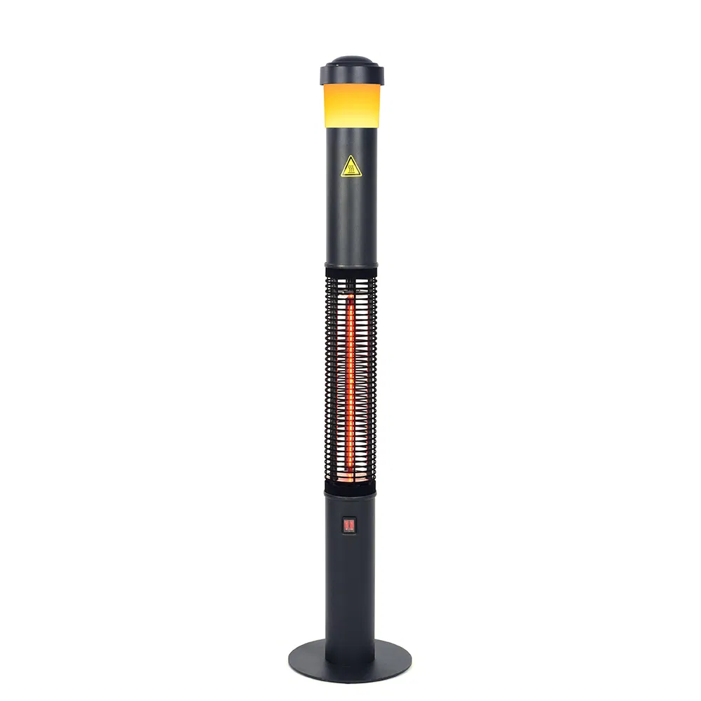 Black Waterproof IP55 Infrared Element Electric Heater Outdoor Heater for Outdoor and Room Warming