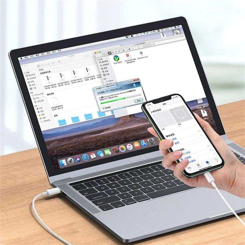 Data Cables Wholesale Pd 20W White PVC Type C to Iphone Light-Ning