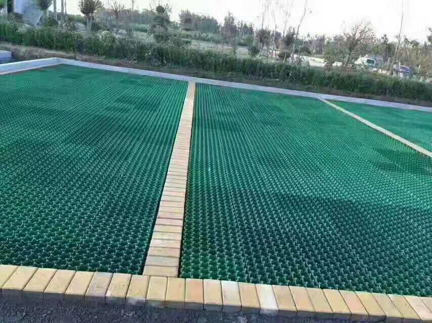 Grass Parking Lots Access Roads Interlocking Plastic Car Grass Grid