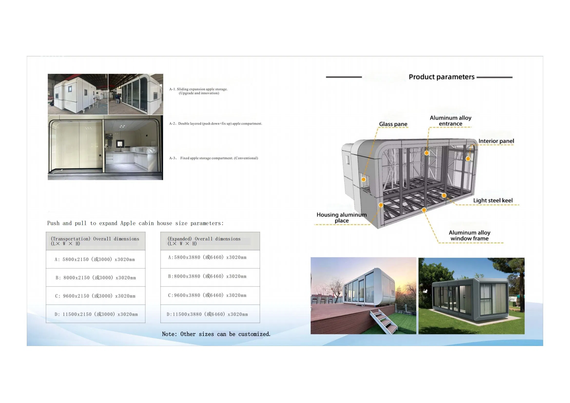 Flat Pack Prefabricated Modern Design Welding Shipping Container House for Living/Office/Accommodation/Shop/Restaurant/Storage