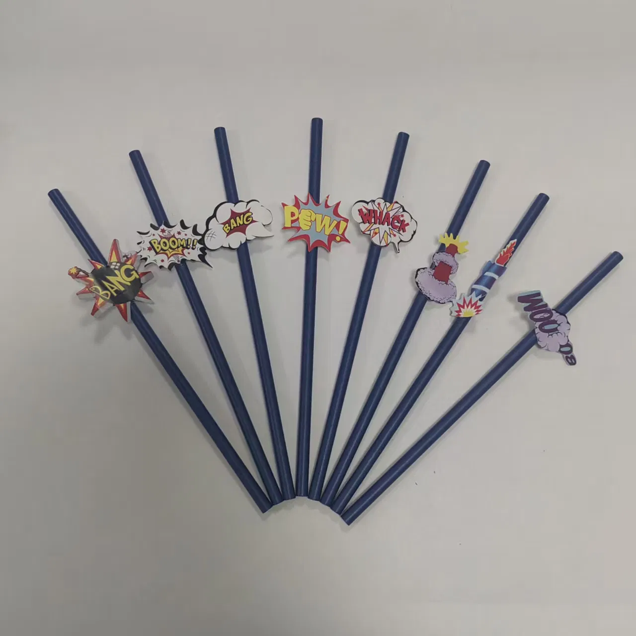 Vibrant Wholesale Decorative Paper Straws for Parties and Celebrations
