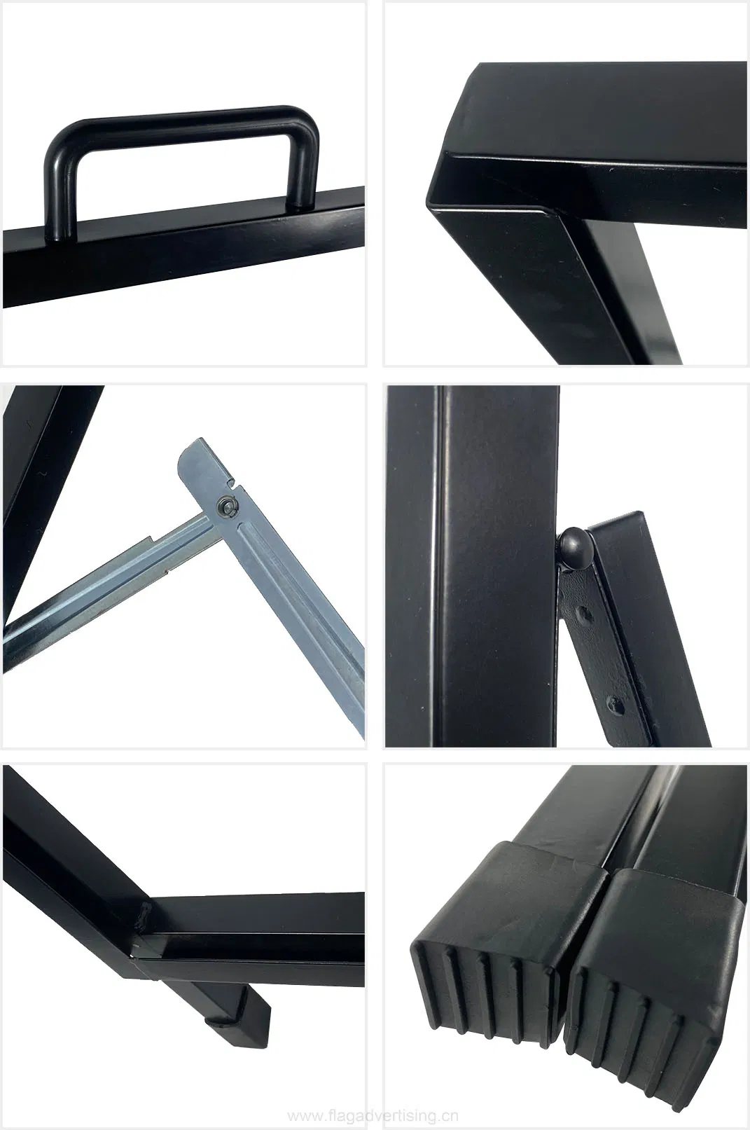 D-Style Handle with Independent Plastic Single-Sided a Frame