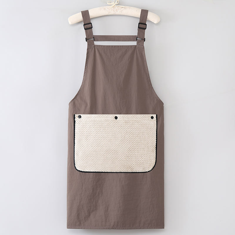 Wholesale Custom Printing Embroidery Logo Kitchen Adjustable Bib Soft Chef Apron