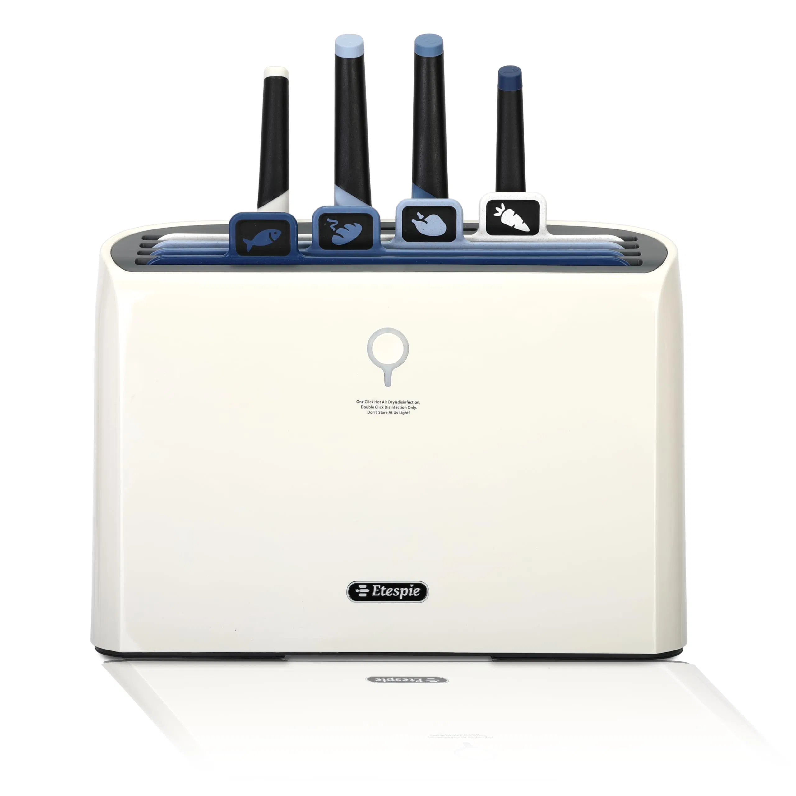 Self Cleaning Smart Cutting Board and Knife Set