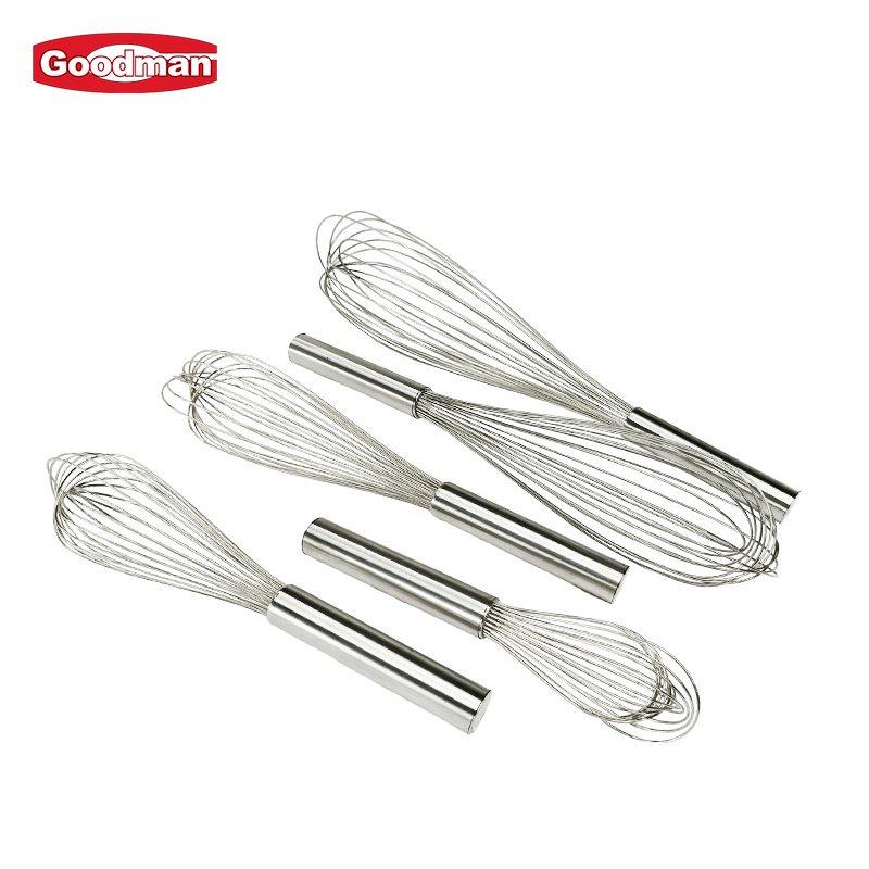 Kitchen Gadgets Hand Egg Beater Wire Whisk Stainless Steel Whisk for Blending