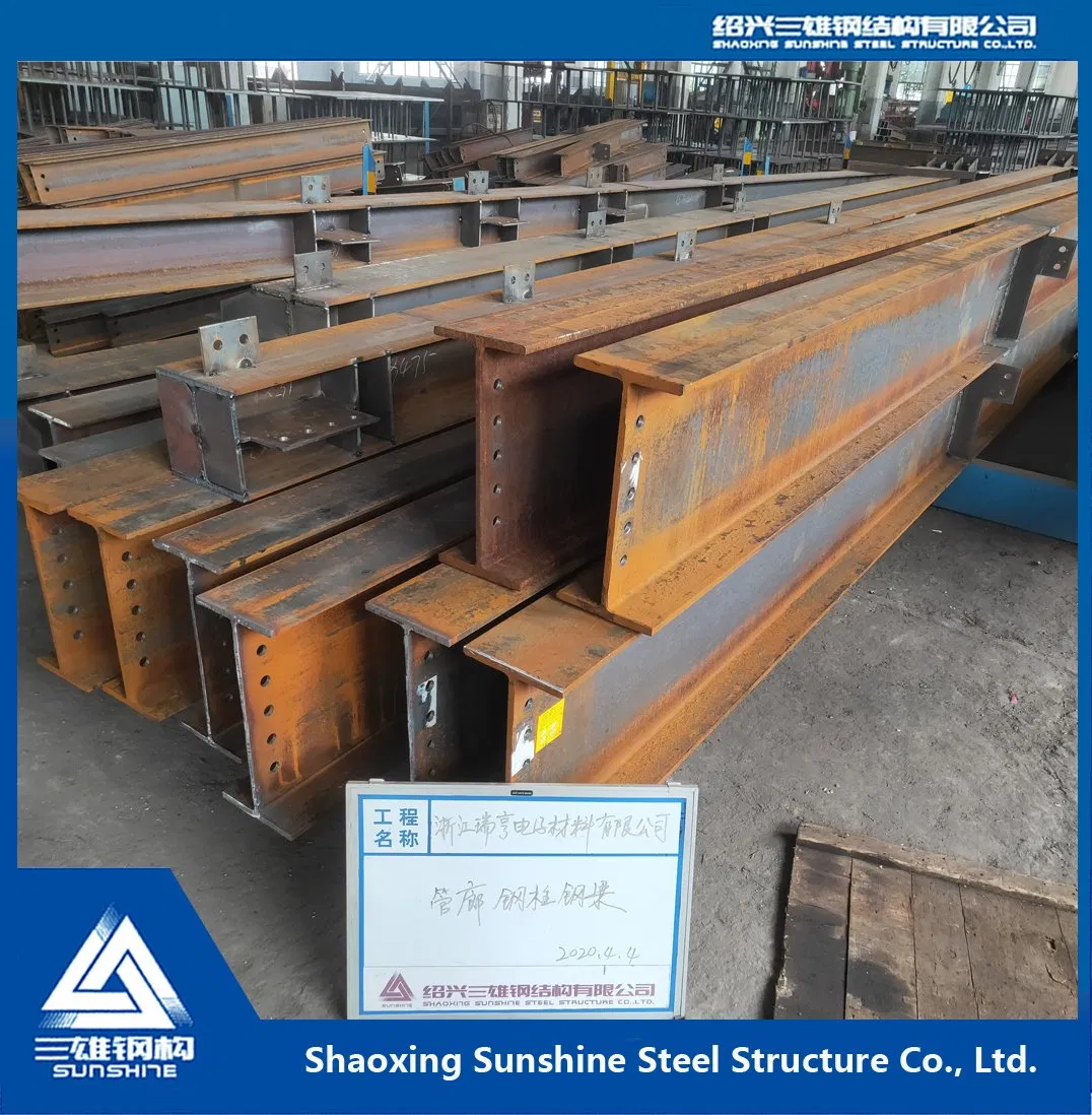 Heavy-Duty Steel Columns and Beams for Industrial Pipe Support