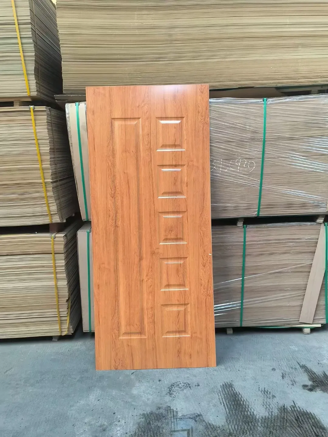 Paint-Free Melamine Mould Door Skin for Interior Composite Wooden Door
