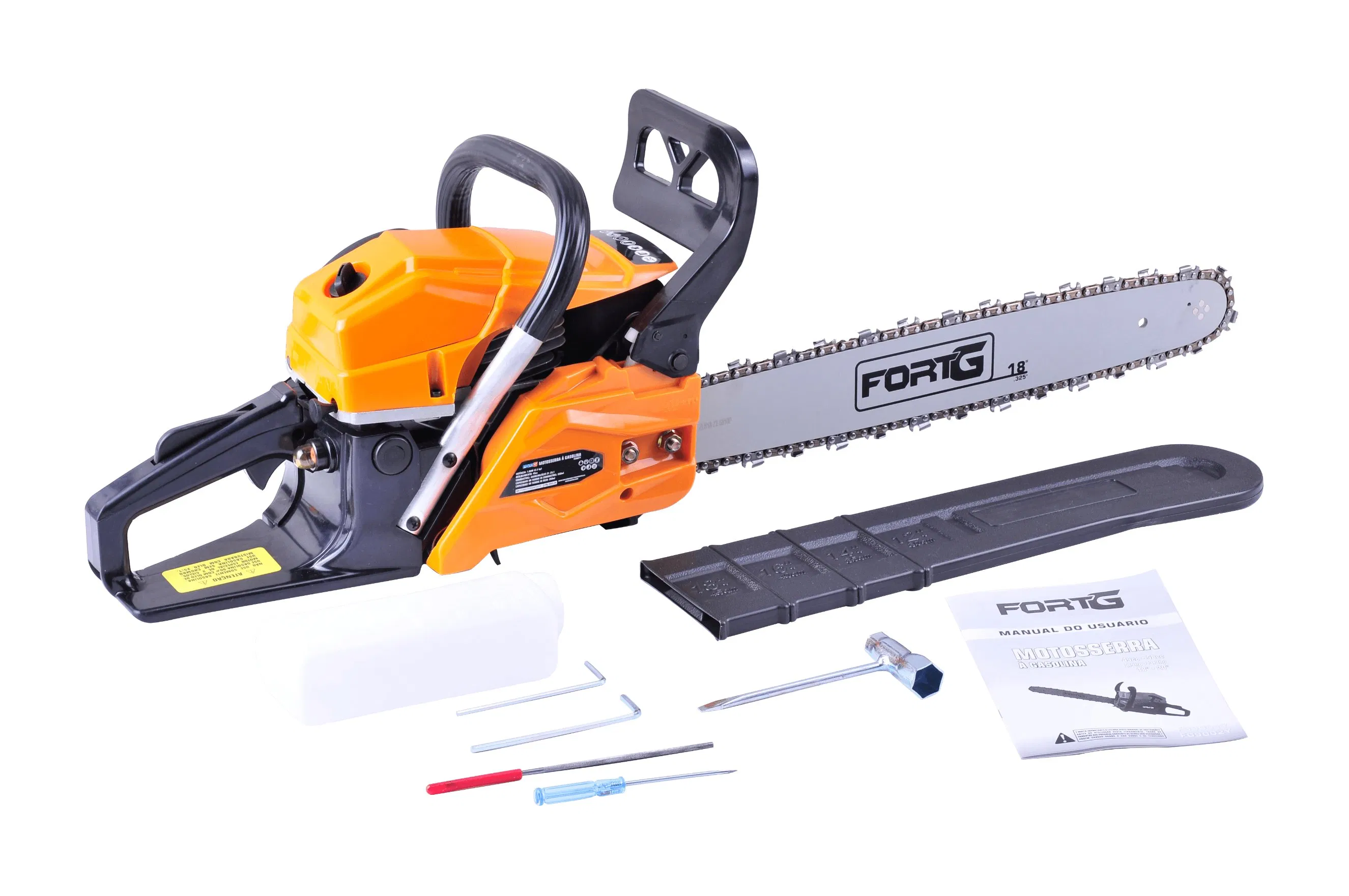 20 Inch Guide Board 2-Stroke Engine Gasoline 51.2cc Chain Saw for Wood Cutting