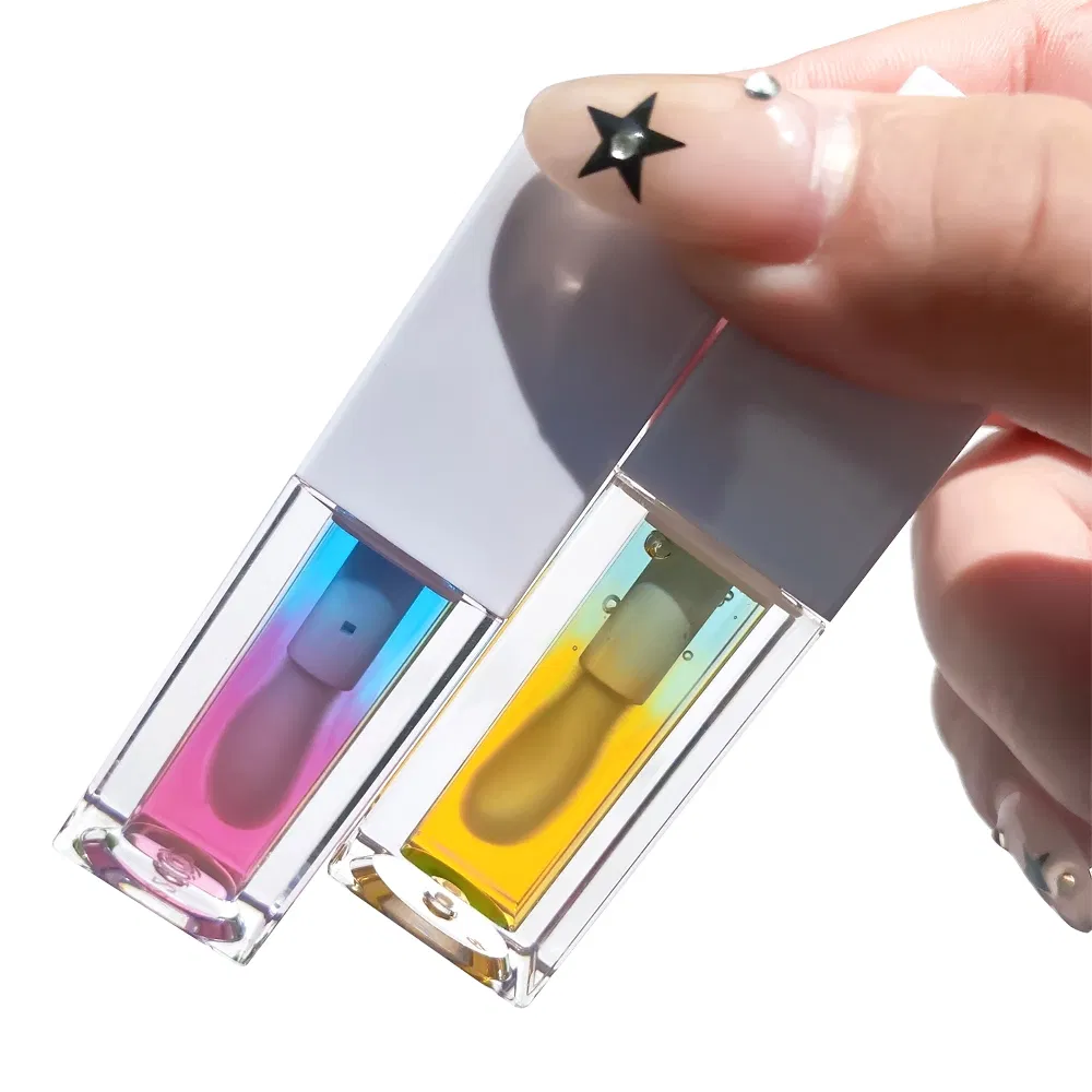 Biocolor Gradual Change White Lid Waterproof Lip Oil Glossy Moisturzing Private Label Lip Makeup Wholesale High Quality Lip Oil