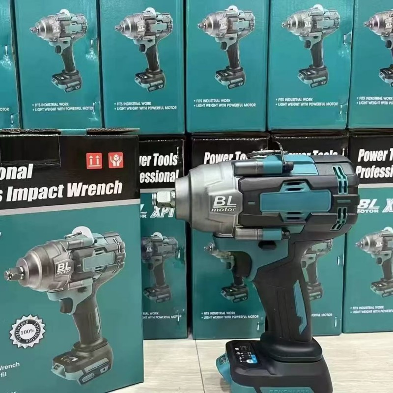 1000 High Torque Auto Repair Wrench Cordless Electric Impact Wrench Set 21V Brushless Motor Auto Repair Tools