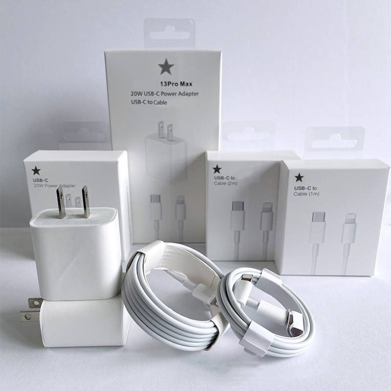 Зарядный адаптер USB-C 20W Pd с кабелем для iPhone