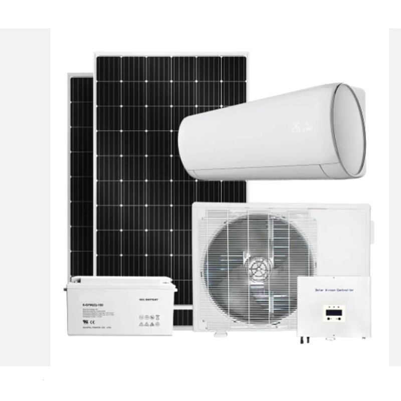 12000BTU Wall Mounted Solar Air Conditioner off Grid with Solar Power System