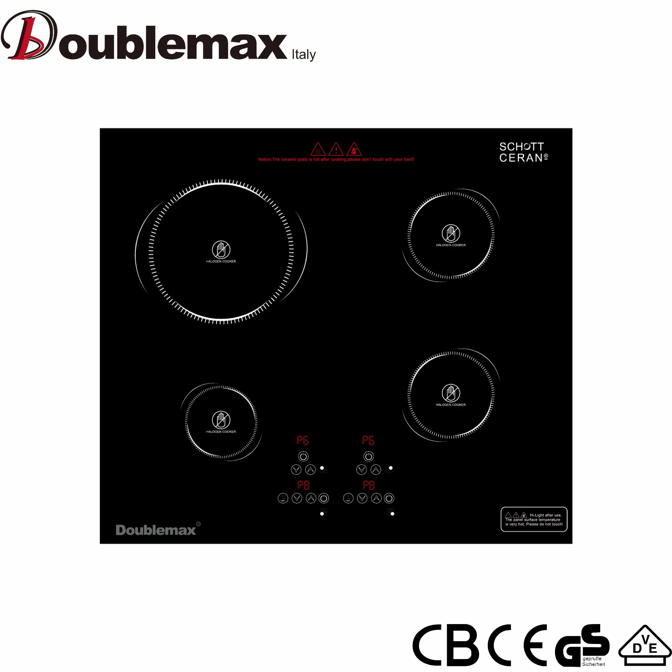 Hot Sales Ceramic Glass Plate Induction Cooker Infrared Cooker Parts Polish Mirror