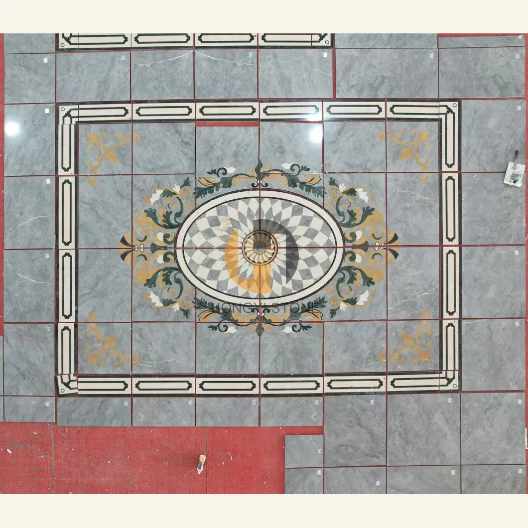 High Quality Customized Natural Stone Waterjet Marble