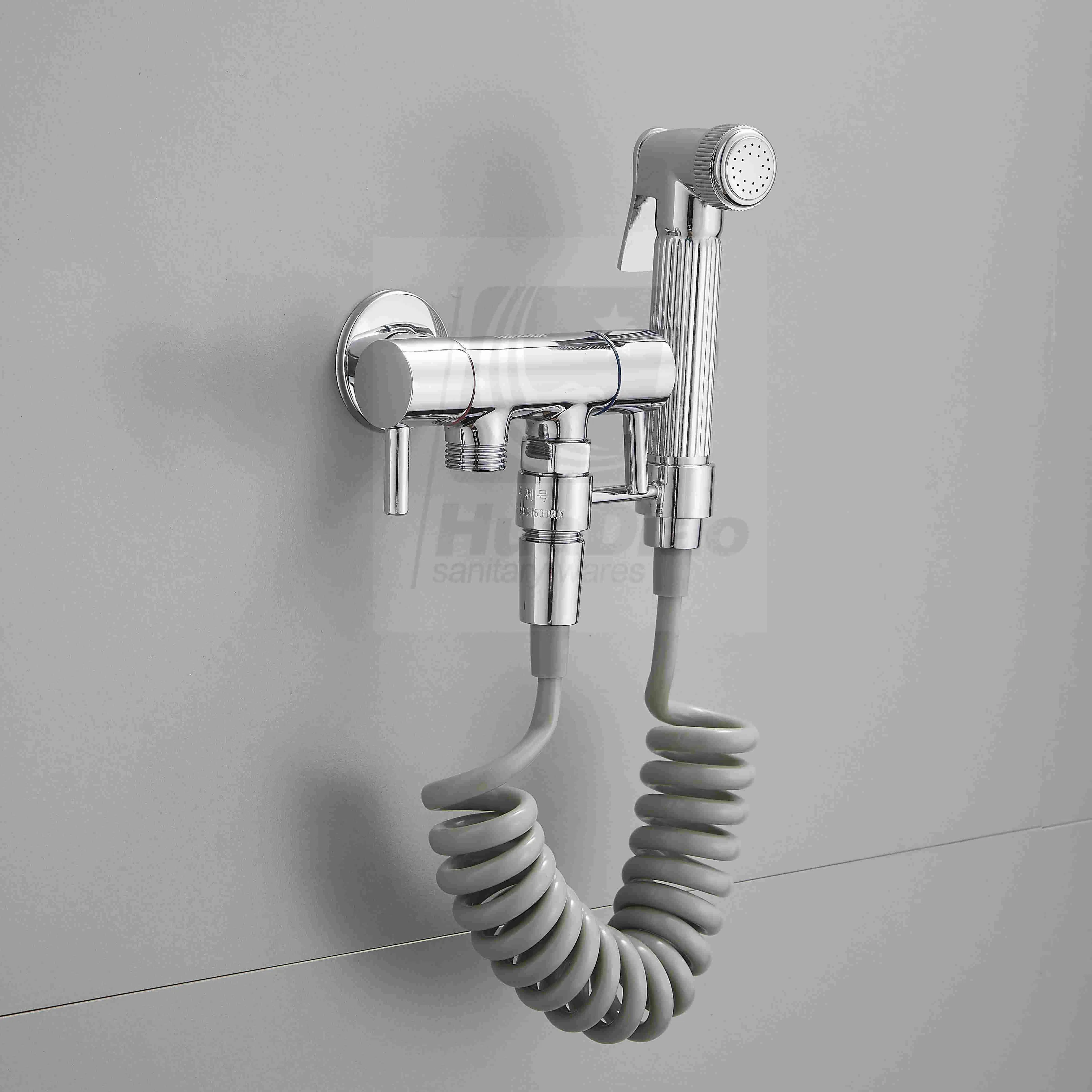 Sprayer Toilet Bidet Shattaf Set with T-Valve for Woman Bathroom Spray Heads