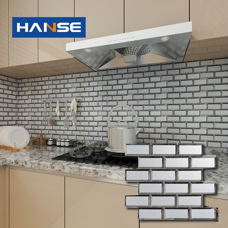 305*305mm with Ice Crackle Square Mosaic Tiles Light Yellow Mosaic