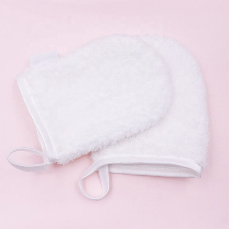 Makeup Remover Cloth Gloves Eyes Face Facial Cleaning Pads