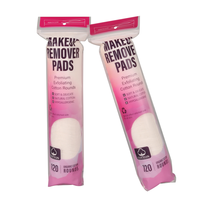 Free Sample Soft Skin Absorbent Disposable Round Organic Cotton Pads OEM/ODM