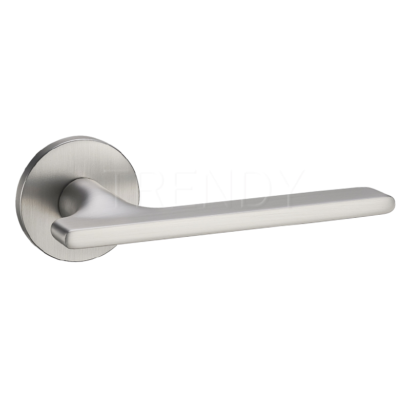 MSN Zinc Handle Building Hardware Stem-Like Interior Door Lock Lever Handles on Round Rose (Z6296-ZR33)