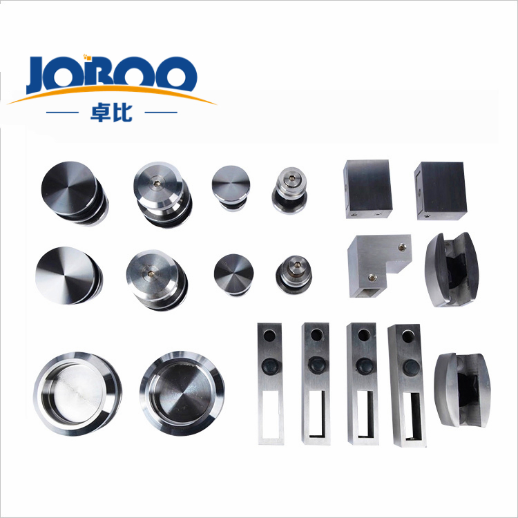 Hotel Bathroom Glass Encloser Stainless Steel Fitting Wholesale