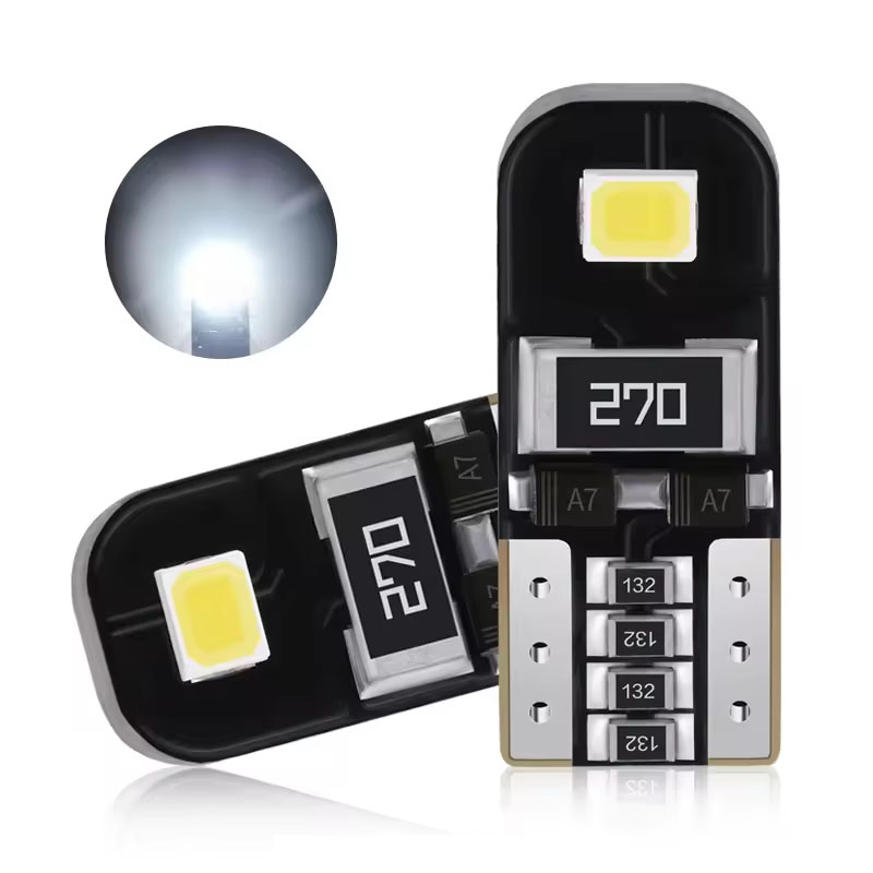 Светодиодная лампа T10 W5W 360° для авто, 12-24V
