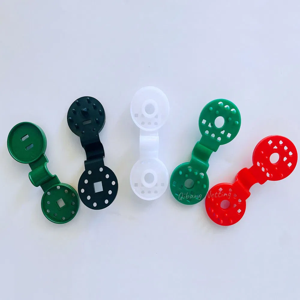 Supportive Green Plastic Shade Cloth Fasteners for Garden Netting and Plant Support