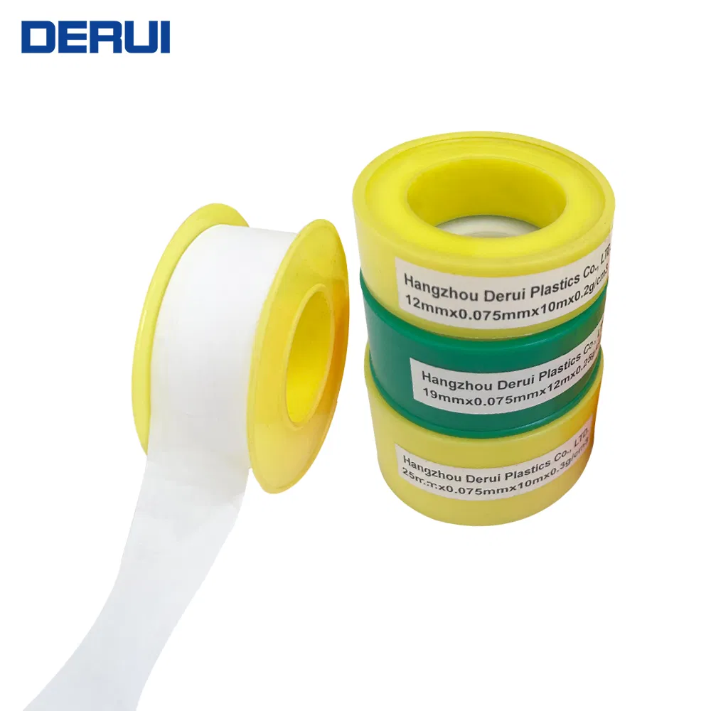 Good Density PTFE Gas Line Water Pipe Thread Sealing Tapes for Air/Water Leaks