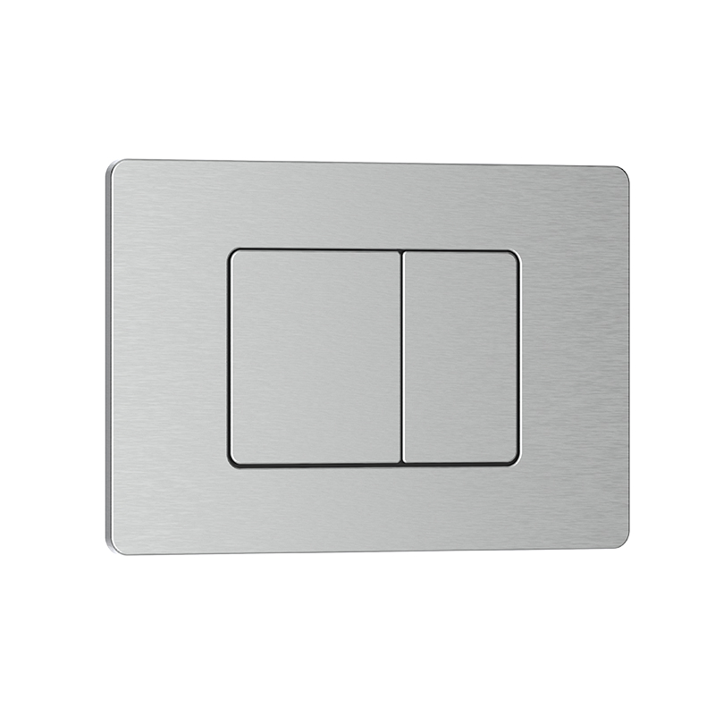 Champagne 304 Stainless Steel Conceled Tank Wall Flush Button Panel