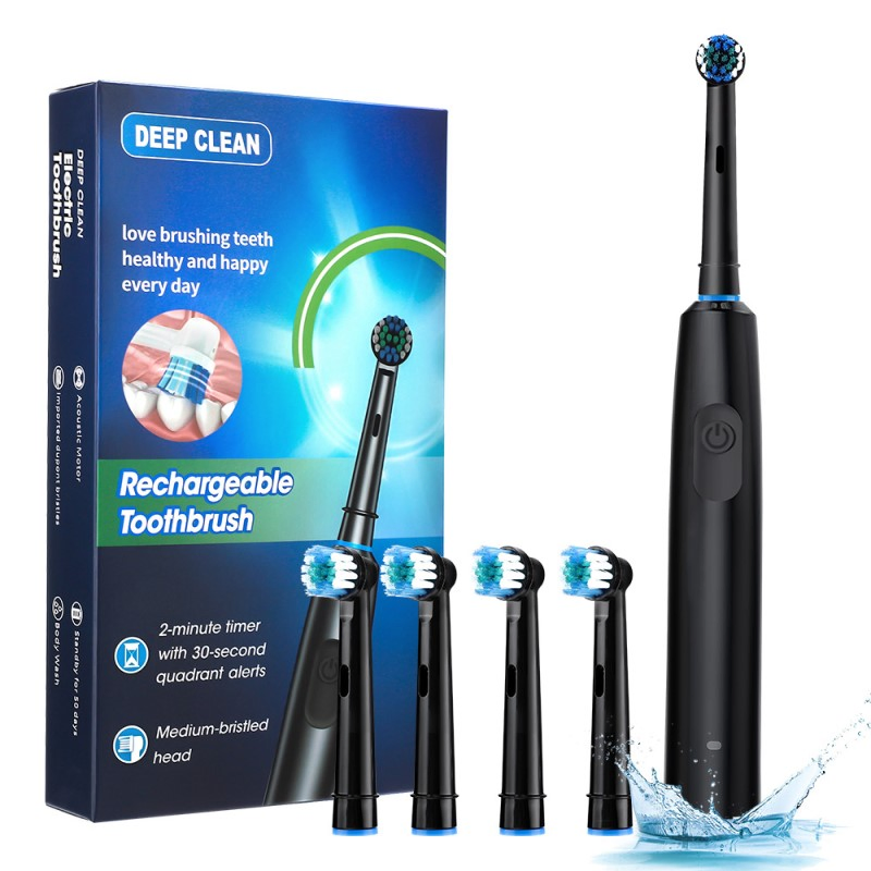Advanced Electric Toothbrush with 5-Speed Settings and Rechargeable Battery