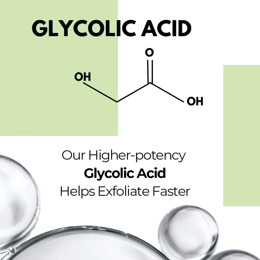 10% Glycolic Acid Hyaluronic Acid Acne Treatment Hydrating Brightening Face Toner