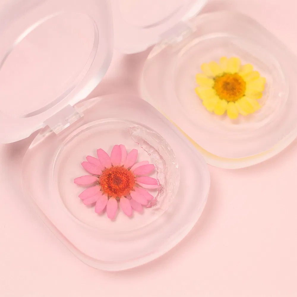 Makeup Color Changing Transparent Real Flower Jelly Blush Cream for Lips and Cheeks