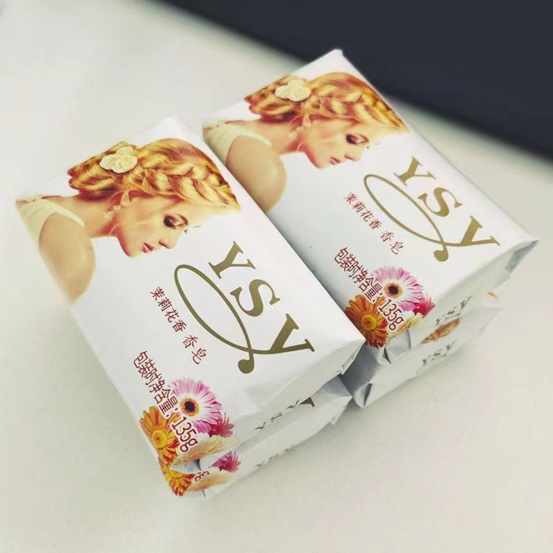 Toilet Soap with Paper Wrap for Bathing Using