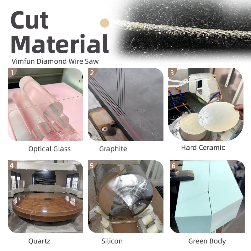 Портативная алмазная пила Vimfun SVI60 CE для резки кварца
