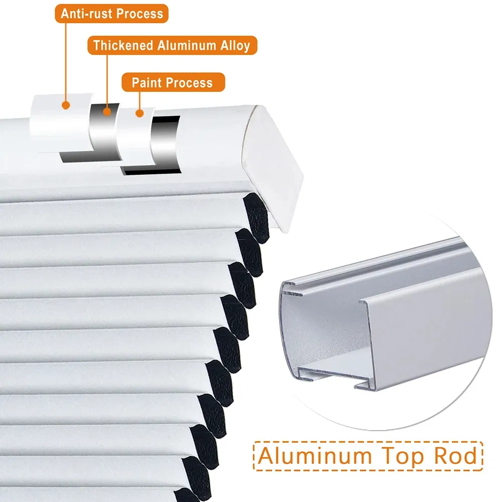 Window Curtains Decoration Honeycomb Shutter Roller Shades Fabric Custom Blind Fabric for Indoor Home Office Hotel Windows