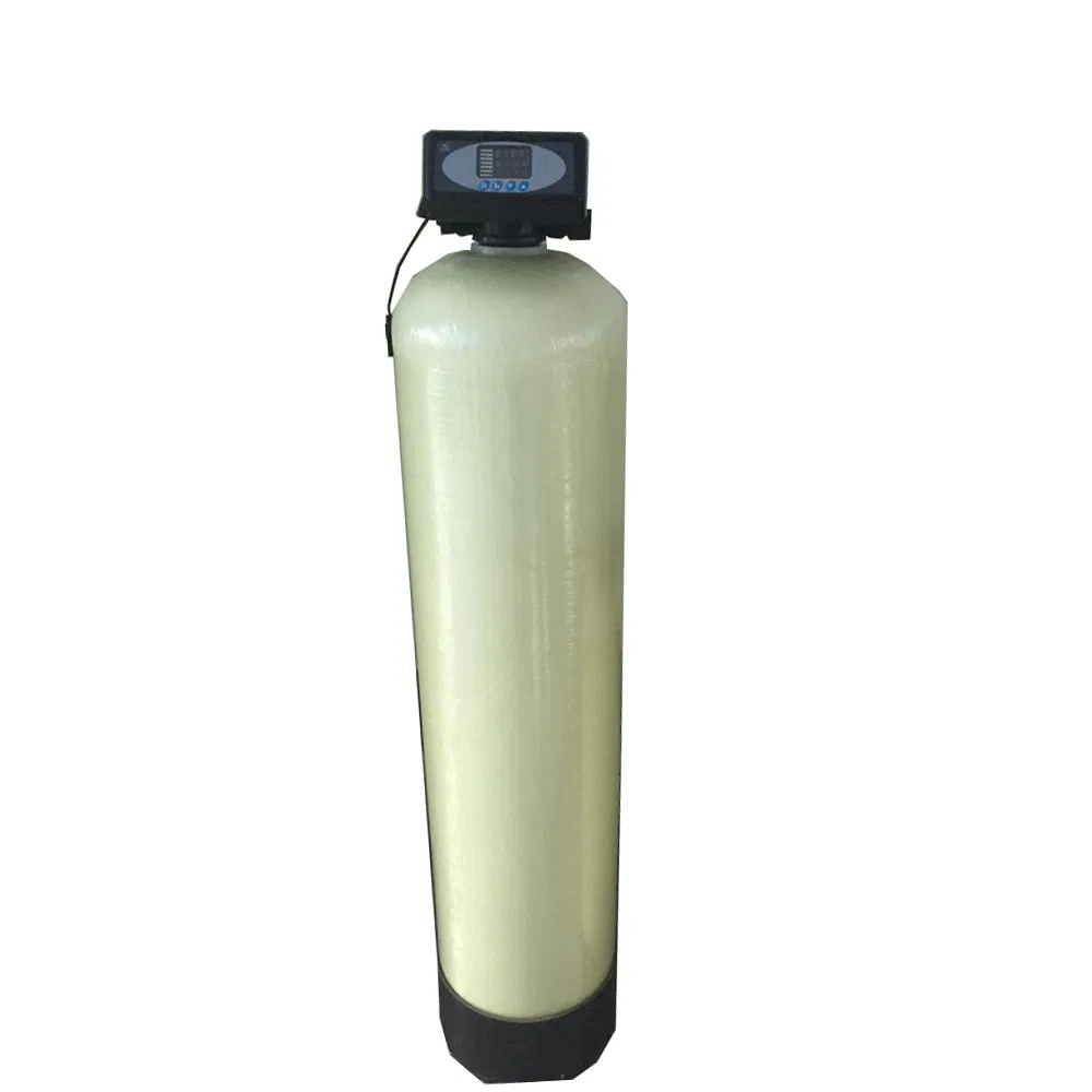 Salt Water Softening Filter with Regeneration and Backwash Valve