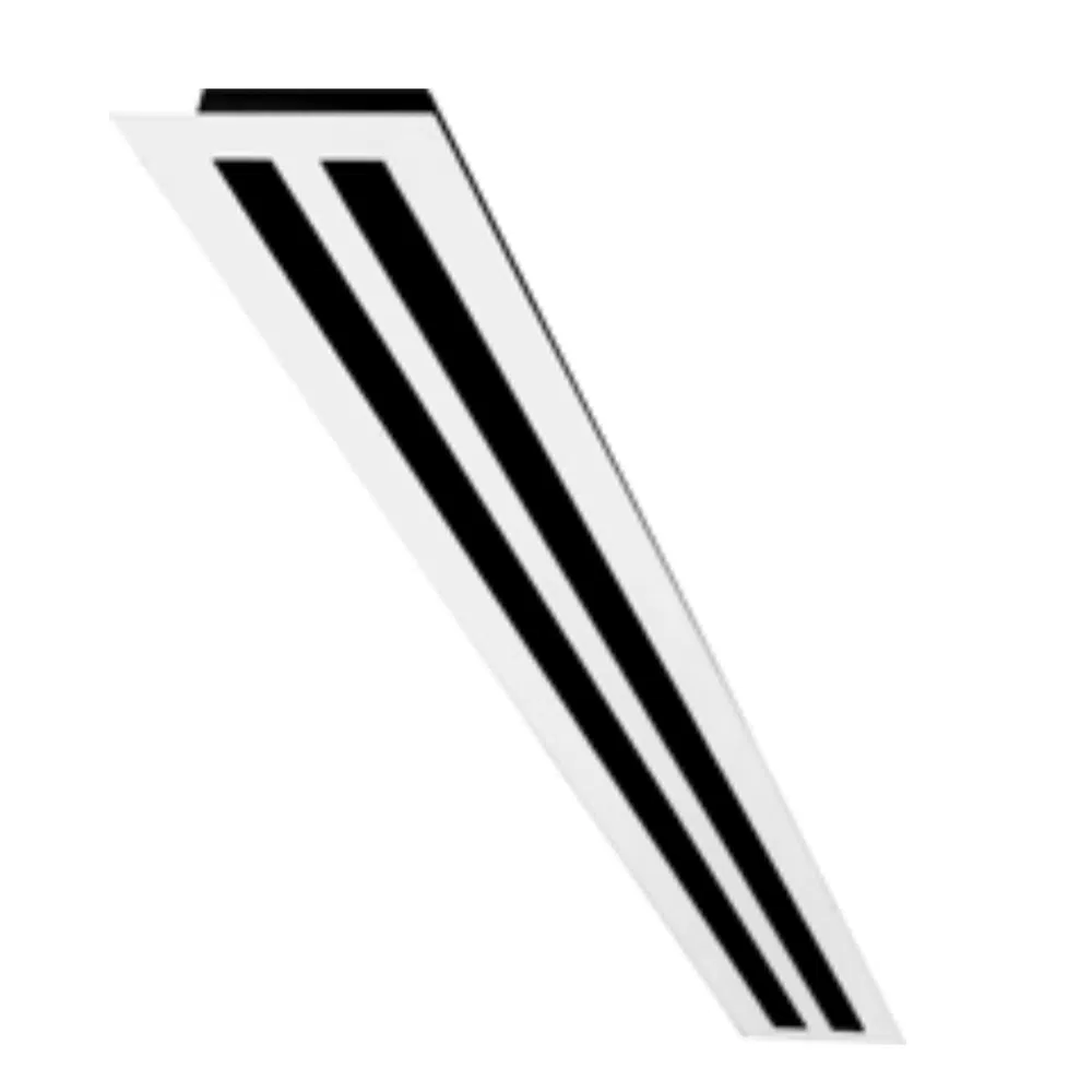 Ceiling Mounted Sprayed Aluminum Linear Slot Diffuser with Adjustable Blades