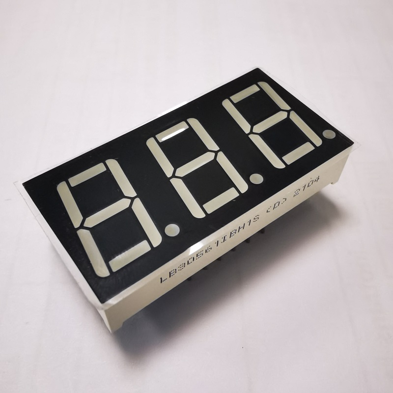 Ultra Bright 7 Segment LED Display in White Color