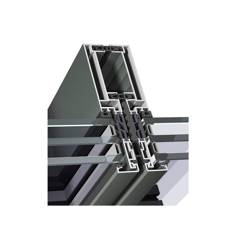 Low-E Glass Curtain Wall for Commercial Buildings, Skyscrapers