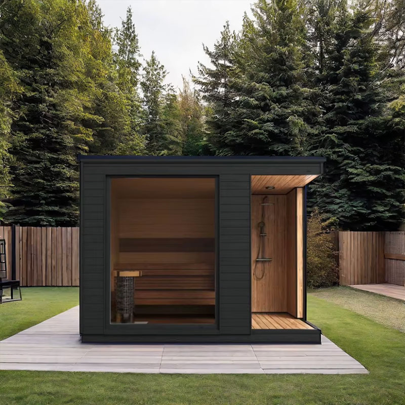 Инфракрасная сауна из красного кедра на заказ