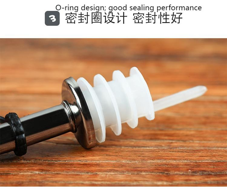 Durable Wine Bottle Stopper with Creative Design for Easy Pouring